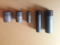 Steam single head teeth can be welded straight through high temperature black piece single head teeth can be welded straight steam high temperature pipe fittings