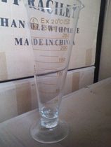 Glass measuring cup 250ml a grade for industrial testing