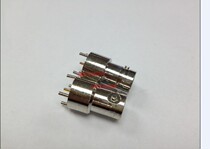 BNC four-pin female seat video surveillance Q9 socket 4-pin in-line BNC socket straight PCB welding plate