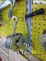 Tsell 600-1600 lbs steel wire rope shaking rubber machine winch tightrope rope retractors hand winch windlass