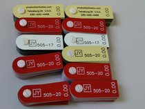 Taiwan imported car with face difference ruler section difference ruler plastic sedimensioning 0-2 0-2 0 00-4 00-4 0