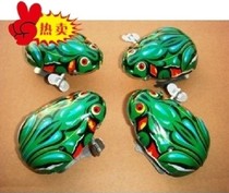 Childhood memories classic clockwork toy iron frog Yiwu stall toy batch hair