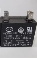 CBB61 450VAC 2 5UF four-insert AC capacitor Motor start capacitor