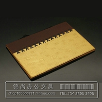 Recipe book menu A4 loose-leaf gold imitation ancient text upscale point dish This Japanese style Western food leather