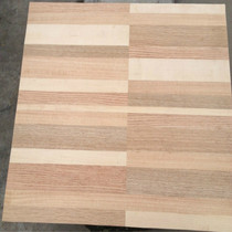 High-end wood veneer light color parquet decoration panel background wall wainscoting Custom paint-free board parquet finished decorative board