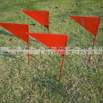 Shot throwing far flag flag javelin discus hammer hammer triangle small iron flag track and field supplies