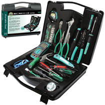 Taiwan Baogong PK-2052 Multifunctional Telecom Tool Set 52 Household Tool Toolbox Set