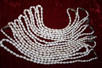 Old natural fresh water pearl necklace old natural pearl necklace