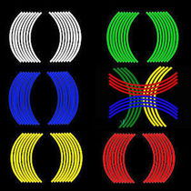 safemob Motorcycle Modified Parts Sticker Steel Rings Wheel Sticker Decorative Decor Wheel Sticker