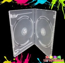 Factory direct sales thickened soft rubber 14 cm DVD disc box double disc rectangular thick disc box can be inserted