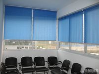 Special offer customized semi-full shading thickened white coated silver shading sunscreen roller blinds Office engineering blinds