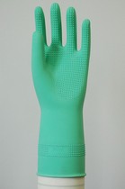 Xuelian brand natural rubber household boutique Velvet gloves non-slip particles wear-resistant household gloves latex gloves