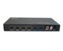 Langqiang LKV342 HDMI 4 in 2 out 3D matrix switcher 4 in 2 out output remote control 1080P