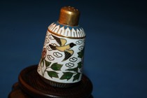 (Craft ornaments) old foreign trade copper tire gold-plated old enamel silk cloisonne flower bird taste single price