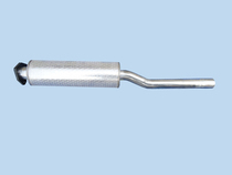 Double-layer thickened era Superman II section full stainless steel car silencer) exhaust pipe