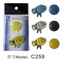 Golf Gloves Cap Clip Marker Ball Position Marker with Magnetic Maker Mass Supply Customizable Logo