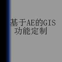Customized software based on ArcGIS Engine(AE)GIS software development function