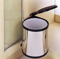 Built-in hidden cabinet Household kitchen Built-in hanging stove Drawer stainless steel cabinet trash can