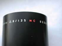 Pantecom Pentacon 135 2 8 lens with good color good M42 mouth red character MC multilayer coating