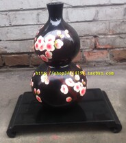 (Hongtaisheng lacquerware) Shanxi Pingyao push light lacquerware crafts business gifts Ping An Fugui Gourd
