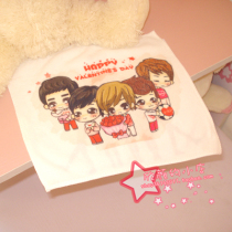 Microfiber towel to map custom advertising print logo printing logo water absorbent non-hair square towel face towel animation bath towel