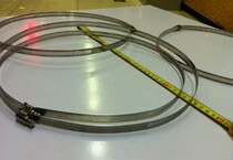 Explosive time-limited crazy grab diameter 0-300mm all stainless steel Hoop Pole bracket special monitoring iron hoop
