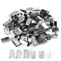 Open steel belt packing buckle Iron 16mm packing buckle High quality iron packing machine buckle Packing belt iron buckle