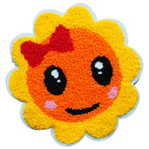 Military Fans Embroidery Magic Sticker Meneva Body Patch Sunflower Small Micro-Mark Magic Sticker Micro-Chapter Booking System