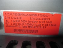 Danfoss frequency converter 5000 series VLT5008PT5C20STR3DLF00A00C1 5 5KW