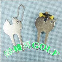 New Golf Green Fork Shoes with bead chain nickel plated silver white