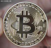 40mm commemorative medal Bitcoin gold-plated BTC commemorative coin coin to map custom medal medal coin