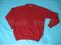 ping golf mens golf sweater dark red round neck 80% wool export genuine