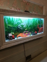 European frame wall aquarium wall-mounted ecological aquarium wall-mounted aquarium fish