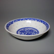 Jingdezhen Ceramic Bone Disc Green Flower Lingo Peony Three Inch Seasoned Dish Seasoning Dish Porcelain Sauce Vinegar Dish