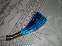 Punch blue ocean goddess line Ocean heart Guhe line headset DIY