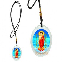 Jiyuan Wholesale Acrylic Waterproof Buddha Amulet Pendant (Namo Amitabha) Buddha Pendant