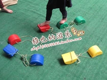 Early childhood induction training equipment Children balance ability Exercise plastic stilts trampling stone footsteps