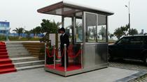 Special promotion 2016 new stainless steel station guard pavilion mobile security guard high quality sentry box