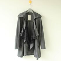 2021 spring new sweet retro temperament large lapel thin medium long windbreaker Korean version of the female slim windbreaker