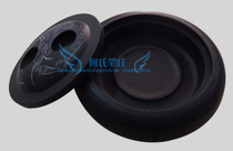 Longwei inkstone (ink cartridge) four-inch ribbed inkstone