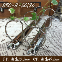 Hole distance 108mm 50 26 three-hole clamp iron ring buckle loose-leaf document binding clamp Yangxin Pavilion master two