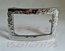 皮带扣 手工5MM厚 立方纹皮带扣 配3 8CM宽皮带 (定制)