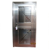 Shenzhen stainless steel door security door set up for installation