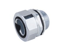 JSB20 Metal hose connector DPJ external tooth connector Termination type connector Plastic-coated snakeskin wire pipe connector