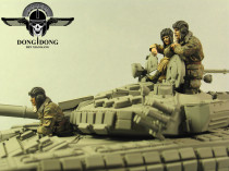 1:35 resin soldiers Soviet tank soldiers 3 modern Russian T15