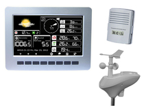 Wireless weather station WiFi connection Solar charging Wireless transmission Data upload Data storage