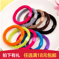 Strong Pull Constantly South Korea Hair Accessories Foundation Hair Ring Head Rope Brief Children Adults Do Nt Hurt Hair Rubber Fascia Wholesale