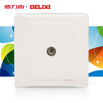 Delixi CD210 Switch Socket Panel TV Socket Cable TV Socket Switch Socket Panel