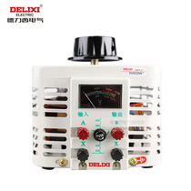 Delixi single-phase voltage regulator 1000w input 220v voltage regulator TDGC2 1kva adjustable 0v-250v