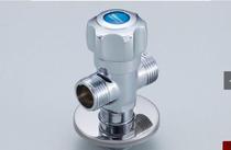 Three-way angle valve as soon as two out of total copper thickened cold and hot water universal toilet valve double water outlet water distributor